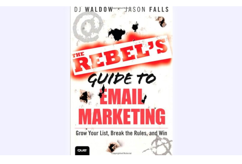 a book with the title of the rebel's guide to email marketing